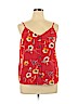 Maurices 100% Polyester Red Sleeveless Blouse Size XL - photo 1