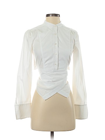 BCBGMAXAZRIA Long Sleeve Blouse (view 1)