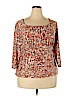 Briggs New York Orange Long Sleeve Top Size 2X - photo 1