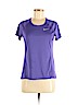 Nike 100% Polyester Purple Active T-Shirt Size M - photo 1