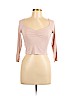 Forever 21 Pink Long Sleeve Top Size L - photo 1