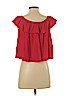Forever 21 Red Short Sleeve Top Size S - photo 2