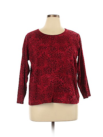 Jones New York Signature Long Sleeve T-Shirt (view 1)