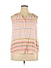 Sonoma Goods for Life 100% Rayon Pink Sleeveless Blouse Size XXL - photo 1