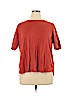 Eileen Fisher 100% Cotton Orange Short Sleeve T-Shirt Size 1X - photo 1
