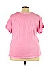 Lane Bryant Pink Short Sleeve Henley Size 28 - 26 Plus - photo 2