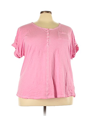 Lane Bryant Short Sleeve Henley (view 1)