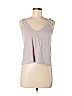 H&M 100% Linen Tan Short Sleeve Top Size M - photo 1