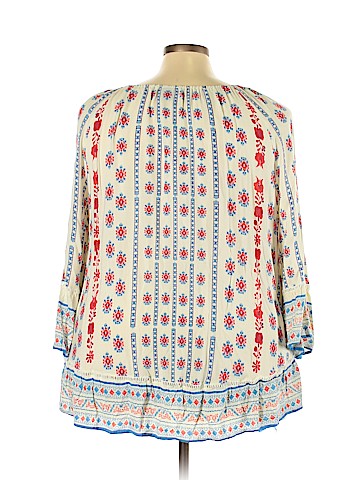 New Directions 3/4 Sleeve Blouse (view 2)