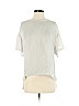 Vince. 100% Silk Gray Short Sleeve Silk Top Size S - photo 1