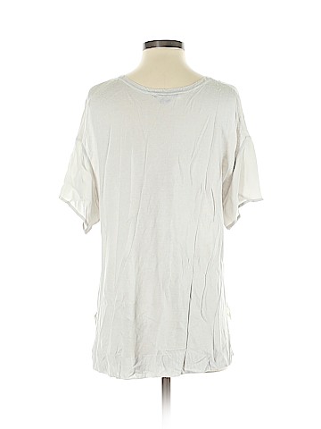 Vince. Short Sleeve Silk Top (view 2)