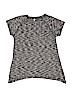 90 Degree by Reflex Gray Active T-Shirt Size 12 - photo 2