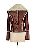 Assorted Brands 100% Polyester Brown Faux Leather Jacket Size 9 - photo 2