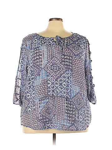 Fred David 3/4 Sleeve Blouse (view 1)