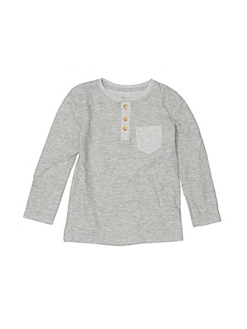 Cat & Jack Long Sleeve Henley (view 1)