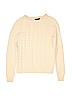 Lands' End 100% Cotton Ivory Pullover Sweater Size 6 - 8 - photo 1
