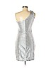 Max and Cleo 100% Polyester Silver Cocktail Dress Size 4 - photo 2