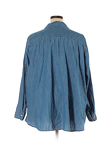 Motherhood Long Sleeve Button-Down Shirt (view 2)