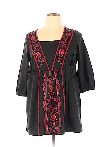 Roaman's 3/4 Sleeve T-Shirt (view 1)