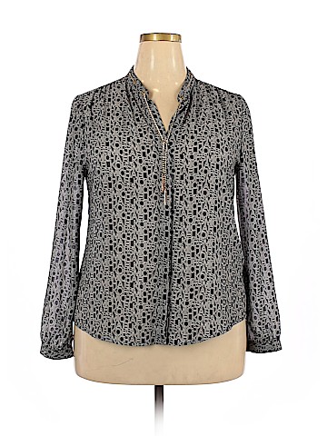 MICHAEL Michael Kors Long Sleeve Button-Down Shirt (view 1)