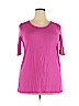 Agnes & Dora Pink Short Sleeve Top Size 3X - photo 1
