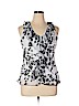 BCX 100% Polyester White Sleeveless Blouse Size XL - photo 1