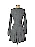 Hollister 100% Nylon Gray Casual Dress Size S - photo 2