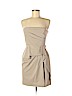 BCBGMAXAZRIA Tan Cocktail Dress Size 4 - photo 1