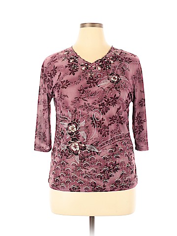 T-C Fashion 3/4 Sleeve Top (view 1)