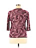 T-C Fashion 100% Polyester Burgundy 3/4 Sleeve Top Size XL - photo 2
