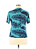 T-C Fashion 100% Polyester Blue Short Sleeve Top Size XL - photo 2