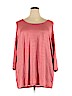 Jessica London Pink 3/4 Sleeve Top Size 26 - photo 1