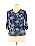 T-C Fashion Blue Long Sleeve Top Size XL - photo 1