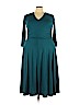 Agnes & Dora Teal Casual Dress Size 3X - photo 1