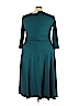 Agnes & Dora Teal Casual Dress Size 3X - photo 2
