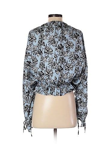 Robert Rodriguez Long Sleeve Silk Top (view 2)