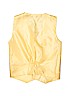 Unbranded 100% Polyester Yellow Tuxedo Vest Size 8 - 10 - photo 2