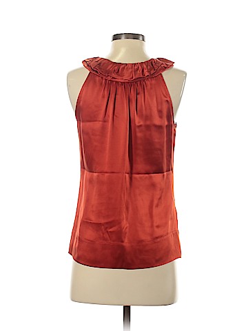 BCBGMAXAZRIA Sleeveless Silk Top (view 2)