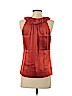 BCBGMAXAZRIA 100% Silk Orange Sleeveless Silk Top Size XS - photo 2