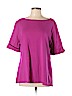 Karen Scott 100% Cotton Pink Short Sleeve T-Shirt Size 1X - photo 1
