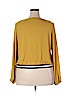 Gabrielle Union New York and Company 100% Polyester Gold Long Sleeve Top Size XXL - photo 2