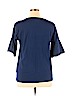 Lord & Taylor Blue 3/4 Sleeve Top Size XL - photo 2