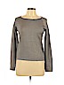 Linda Allard Ellen Tracy Tan Silk Pullover Sweater Size L - photo 1