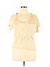 Rewind 100% Rayon Ivory Short Sleeve Top Size XL - photo 1