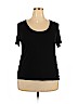 A New Day Black Short Sleeve T-Shirt Size XXL - photo 1