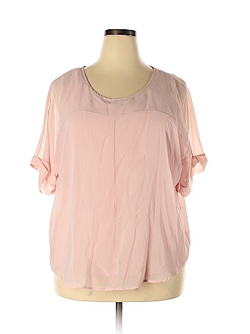 Worthington Short Sleeve Blouse (view 1)