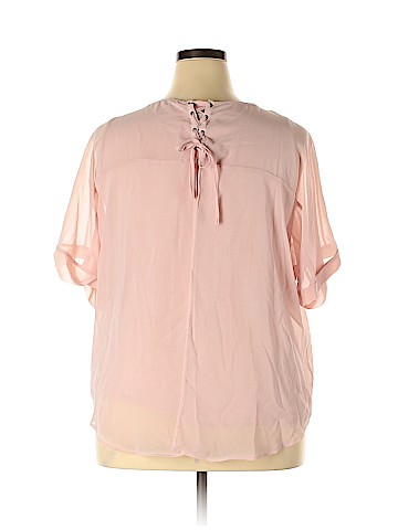 Worthington Short Sleeve Blouse (view 2)
