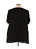 Hayden 100% Rayon Black Short Sleeve Blouse Size 3X - photo 2