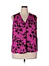 Vince Camuto 100% Polyester Pink Sleeveless Top Size XXL - photo 1