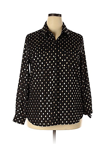 Who What Wear Long Sleeve Button-Down Shirt (view 1)